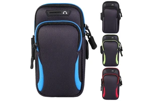 Waterproof Sports Running Wrist Arm Band Bag Cover Armband Phone Case for IPhone 14 13 Pro Max Samsung S22 ultra 7.2" Universal