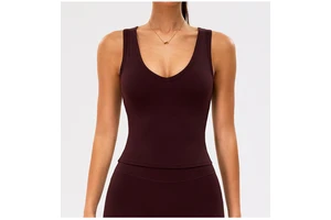 Lumen Athletics Canada: Longline Sports Bra Built on Polyester/Spandex French Terry