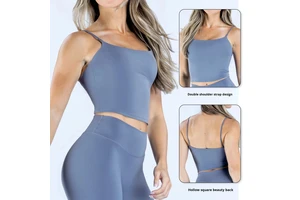 Wholesale High Quality Yoga Tank Top Double-sided Brushed Beauty Back Tight-fitting Outdoor Sports Vest Gym Fitness