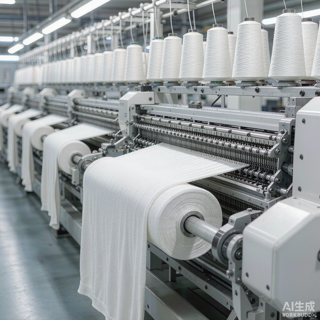 Jacquard Knit construction shown at close range