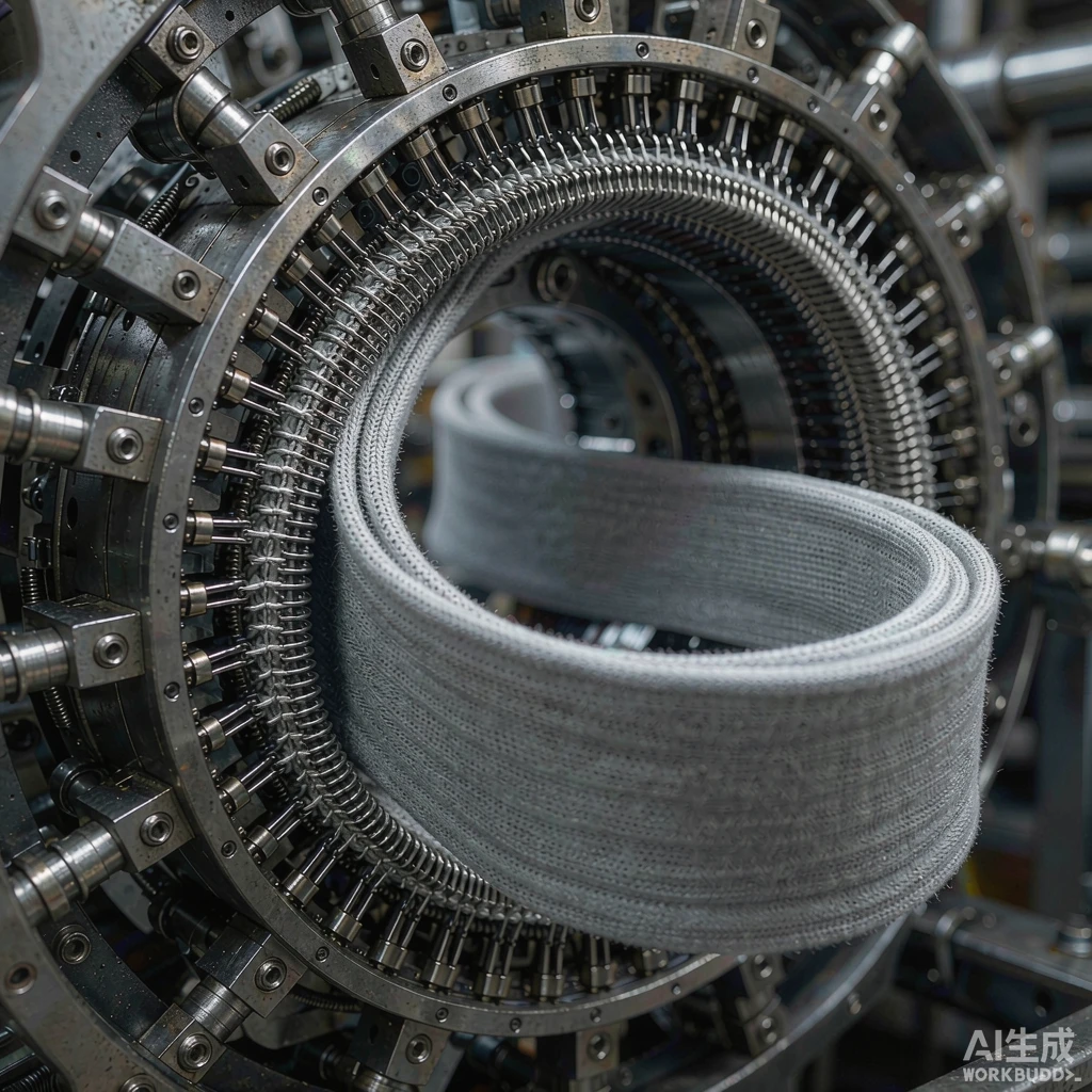 Circular knitting machine producing sportswear fabric