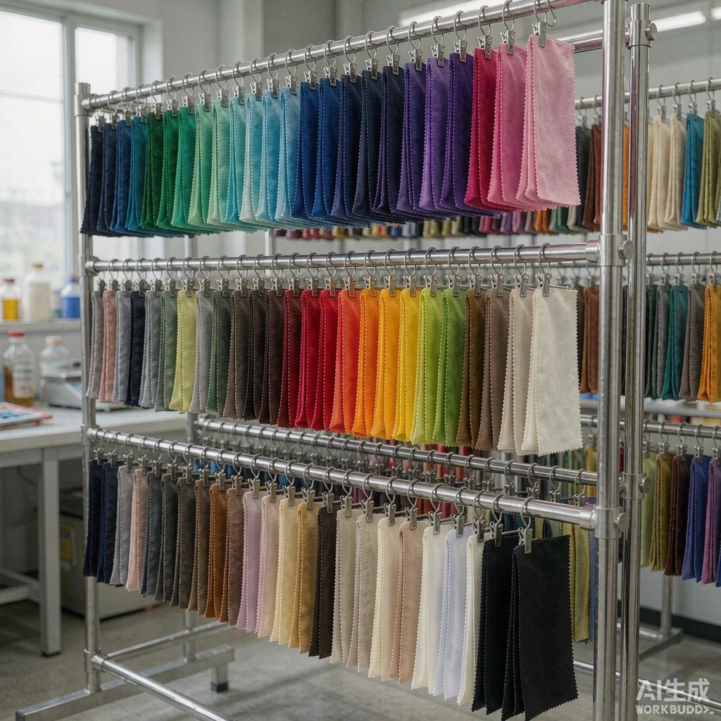 Sportswear fabric development and lab dip swatches
